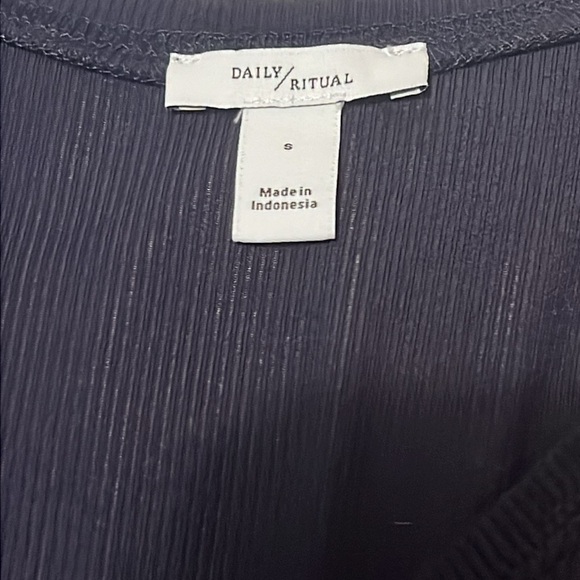 Daily Ritual Navy Jumpsuit with Pockets - Picture 5 of 5